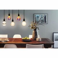 LED Filament Globe G125 4,5W = 37W E27 Ringspiegel Silber 470lm warmweiß 2600K DIMMBAR