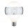 LED Filament Globe G125 4,5W = 37W E27 Ringspiegel Silber 470lm warmweiß 2600K DIMMBAR