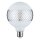 LED Filament Globe G125 4,5W = 37W E27 Ringspiegel Silber 470lm warmweiß 2600K DIMMBAR