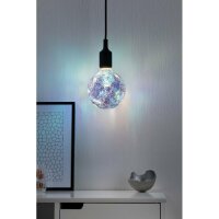 LED Leuchtmittel Globe G125 Miracle Mosaic Blau 5W = 40W...