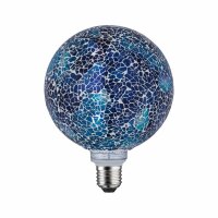 LED Leuchtmittel Globe G125 Miracle Mosaic Blau 5W = 40W E27 470lm dimmbar