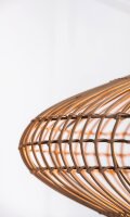 LUCIDE MAGALI - Pendelleuchten - Ø 56 cm - 1xE27 - Helles Holz