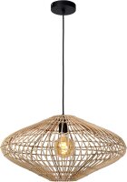 LUCIDE MAGALI - Pendelleuchten - Ø 56 cm - 1xE27 - Helles Holz