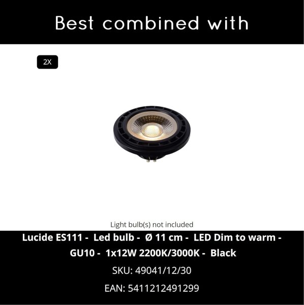 Lucide SENSAS - Stehlampe - 2xGU10 (ES111) - Weiß_indoor