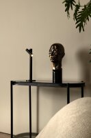 LUCIDE ANTRIM - wiederaufladbare Schreibtischlampe Innen/Außen - Akku/Batterie - LED Dim. - 1x2,2W 2700K - IP54 - Mit kabelloser Ladestation - Schwarz