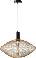 LUCIDE MESH - Pendelleuchten - Ø 45 cm - 1xE27 - Mattes Gold/Messing