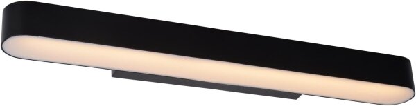 LUCIDE MADELON - Wandleuchte Badezimmer - LED - 1x9W 2700K - IP44 - Schwarz