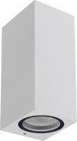 LUCIDE ZARO - Wandstrahler/Wandleuchte Innen/Außen - 2xGU10 - IP44 - Weiß