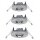 Paulmann 2Easy Premium 3er Spot-Set starr IP65 Eisen gebürstet | Art. 99747