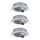 Paulmann 2Easy Premium 3er Spot-Set schwenkbar Chrom | Art. 99744