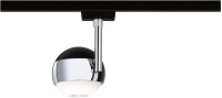 Paulmann URail LED Schienenspot Capsule II 6,3W 440lm 2700K Warmweiß Schwarz matt/Chrom dimmbar 230V