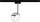 Paulmann URail LED Schienenspot Capsule II 6,3W 440lm 2700K Warmweiß Schwarz matt/Chrom dimmbar 230V