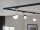 Paulmann URail LED Schienenspot Capsule II 6,3W 440lm 2700K Warmweiß Schwarz matt/Chrom dimmbar 230V