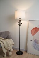 Paulmann Pauleen Stehleuchte Grand Beauty 150cm Schwarz max. 20W E27 mit Schalter
