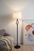 Paulmann Pauleen Stehleuchte Grand Beauty 150cm Schwarz max. 20W E27 mit Schalter
