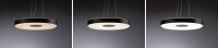 Paulmann Puric Pane Smart Home Zigbee LED Pendelleuchte Ø400 mm 18W 2700K Schwarz/Grau dimmbar – Art. 79779