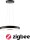 Paulmann Puric Pane Smart Home Zigbee LED Pendelleuchte Ø400 mm 18W 2700K Schwarz/Grau dimmbar – Art. 79779