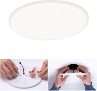 Paulmann Veluna VariFit LED Einbaupanel rund Ø185 mm 17,5W 4000K Neutralweiß IP44 3-Step-Dim – Art. 93067