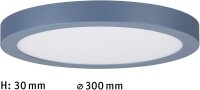 Paulmann LED-Panel Abia rund 300mm 22W 2700K Graublau