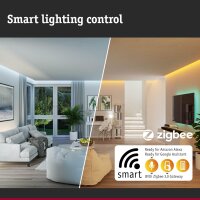 Paulmann Loria Smart Home Zigbee LED Panel rund Ø400 mm 22W RGBW dimmbar 3000K Deckenleuchte Weiß – Art. 79929