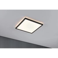 Paulmann Auria LED Deckenleuchte Backlight 293 x 293 mm Schwarz 16W 1600lm 3000K – Quadratisches LED Panel