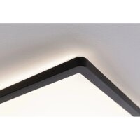Paulmann Auria LED Deckenleuchte Backlight 293 x 293 mm Schwarz 16W 1600lm 3000K – Quadratisches LED Panel