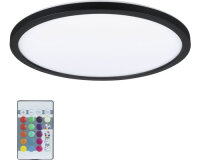 Paulmann LED-Panel Auria rund 293mm 12W RGBW 4000K Schwarz