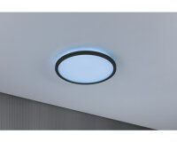 Paulmann LED-Panel Auria rund 293mm 12W RGBW 4000K Schwarz
