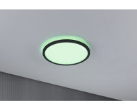 Paulmann LED-Panel Auria rund 293mm 12W RGBW 4000K Schwarz
