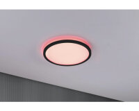 Paulmann LED-Panel Auria rund 293mm 12W RGBW 4000K Schwarz