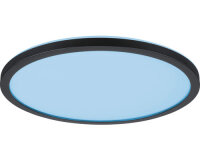 Paulmann LED-Panel Auria rund 293mm 12W RGBW 4000K Schwarz