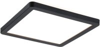 Paulmann Auria LED Deckenleuchte Backlight 190x190 mm Schwarz 11,2W 900lm 3000K – Ultraflaches LED Panel