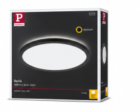 Paulmann Auria LED Deckenleuchte Backlight Ø293 mm 16W 1600lm 3000K Schwarz