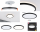 Paulmann Auria LED Deckenleuchte Backlight Ø293 mm 16W 1600lm 3000K Schwarz