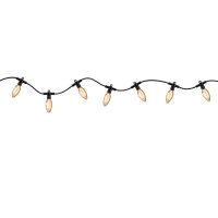 Paulmann Plug & Shine LED-Lichterkette Classic 7x2W 1900K IP44 Schwarz