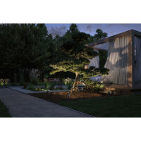 Paulmann LED-Gartenstrahler Radix 5,5W 550lm 3000K IP65 Grau