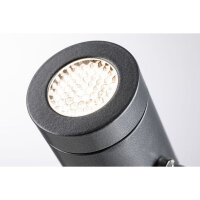 Paulmann LED-Gartenstrahler Radix 5,5W 550lm 3000K IP65 Grau