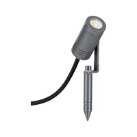 Paulmann LED-Gartenstrahler Radix 5,5W 550lm 3000K IP65 Grau