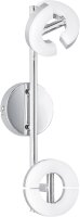 Fischer & Honsel LED-Deckenleuchte Donut 2x5,5W 840lm 3000K Chrom | Art. 23282