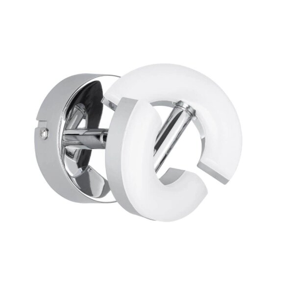 Fischer & Honsel LED-Wandleuchte Donut 5,5W 420lm 3000K Chrom | Art. 30511