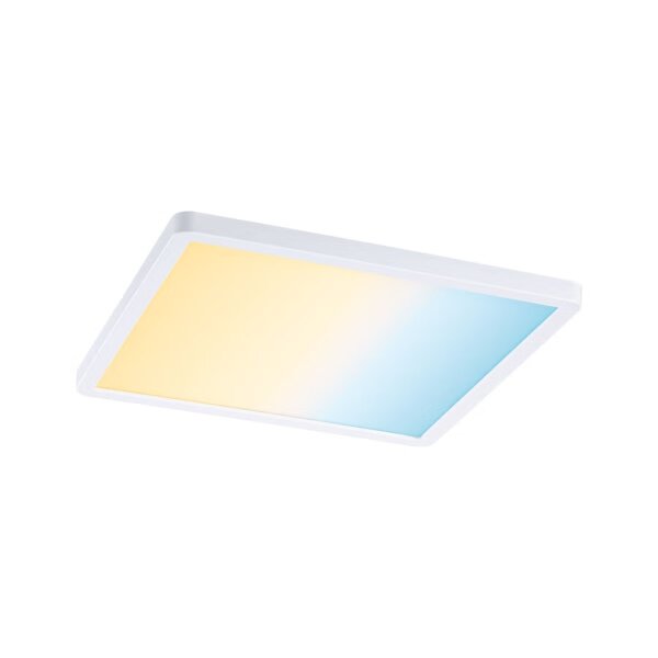 Paulmann Smart Home Zigbee LED-Einbaupanel Areo VariFit 13W 1200lm Tunable White IP44 175x175mm Weiß | Art. 93047