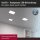 Paulmann Smart Home Zigbee LED-Einbaupanel Areo VariFit 13W 1200lm Tunable White IP44 175x175mm Weiß | Art. 93047