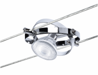 3er-Set Paulmann Seilspot Cardan Chrom matt inklusive...