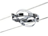 3er-Set Paulmann Seilspot Cardan Chrom matt inklusive OSRAM LED-Leuchtmitteln