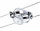 3er-Set Paulmann Seilspot Cardan Chrom matt inklusive OSRAM LED-Leuchtmitteln