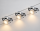 3er-Set Paulmann Seilspot Cardan Chrom matt inklusive OSRAM LED-Leuchtmitteln
