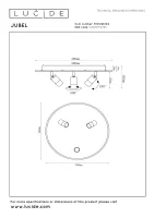Lucide JUBEL LED Deckenleuchte Ø48cm Messing CCT