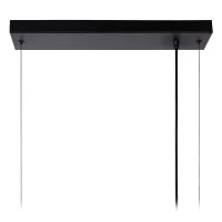 Lucide FABIAN Pendelleuchte schwarz 6xE27