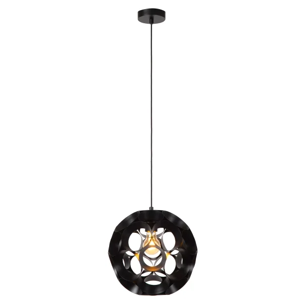 Lucide HANNELORE Pendelleuchte schwarz Ø30cm E27