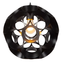 Lucide HANNELORE Pendelleuchte schwarz Ø30cm E27